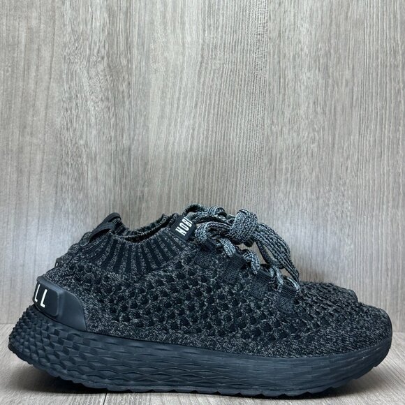 Nobull Diamond Knit Runner Athletic Shoes Unisex M6 W7.5 Breathable Stretch Gray - Picture 1 of 12